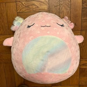 Squishmallows Cressida 12” GLOW IN THE DARK TARGET Stars Moons Sleepy Axolotl